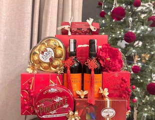 GIỎ QUÀ TẾT - TRAO LỘC ĐẦU XUÂN - MẪU 6